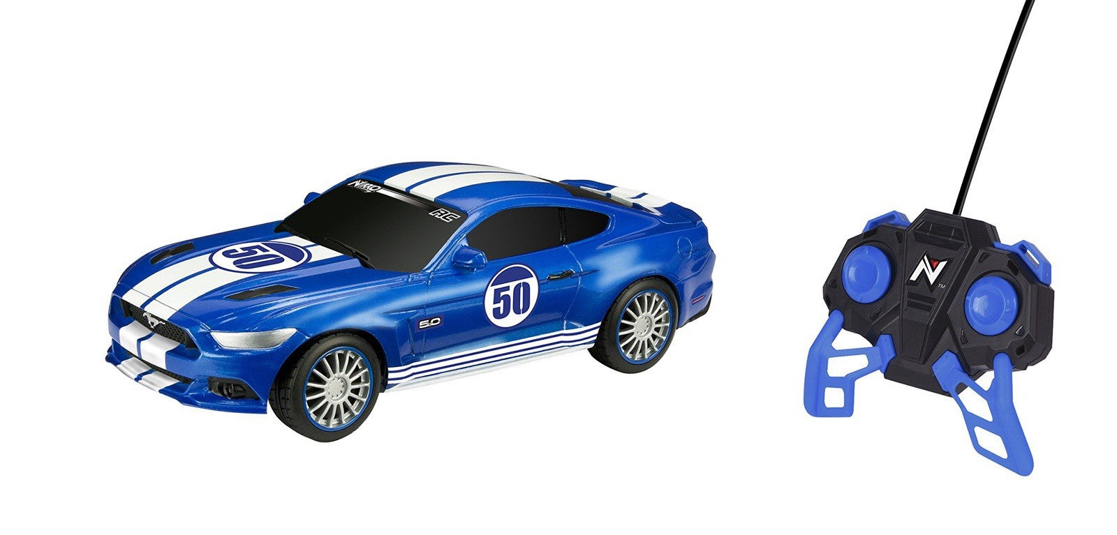 Nikko RC Ford Mustang GT 1:20 Scale 2.4GHz Full Function Radio Control Car