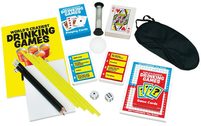 World's Craziest Drinking Games – 101 Wild Party Games – Adult Party Game Set