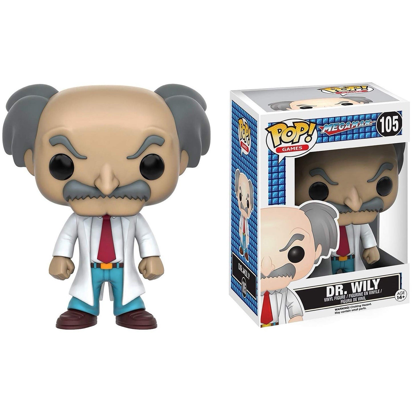 Funko Pop! Games Mega Man Dr. Wily Vinyl Figure #105