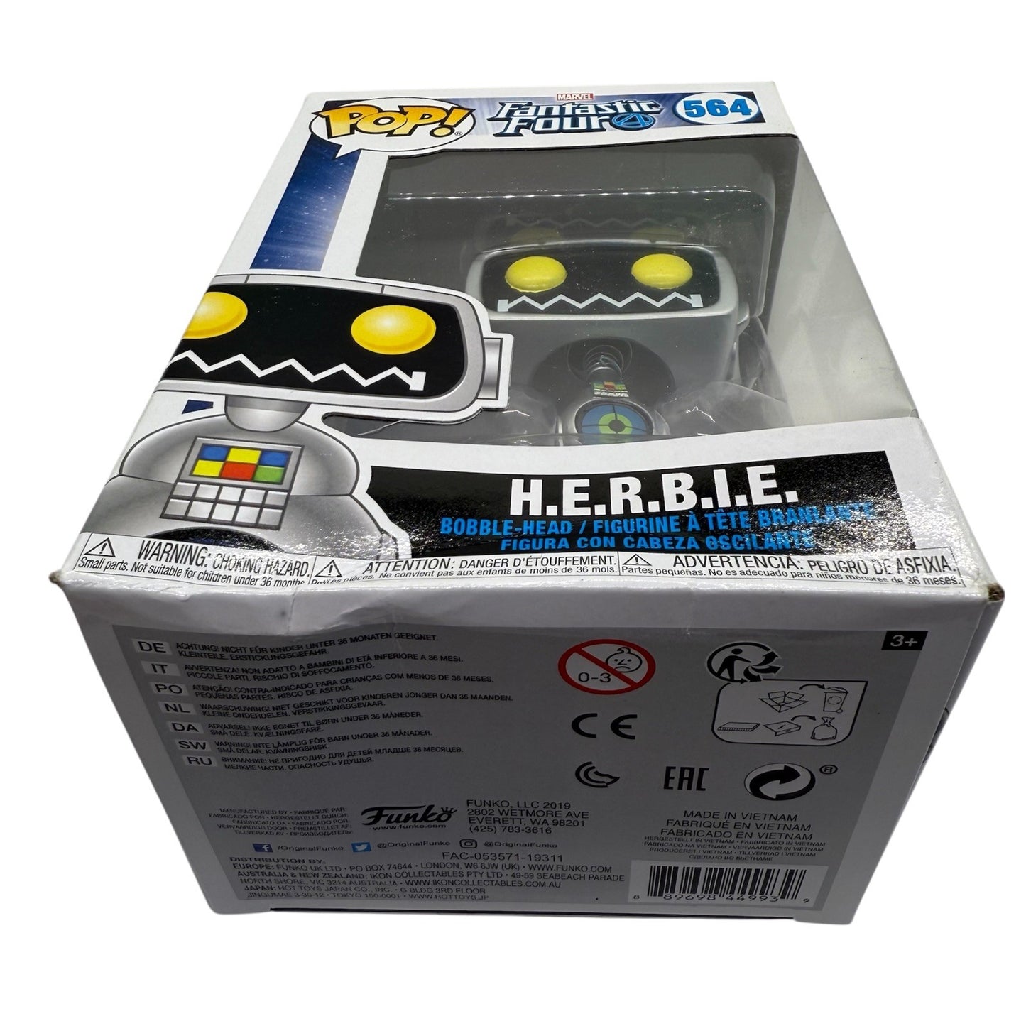 Funko Pop! Marvel Fantastic Four H.E.R.B.I.E. #564 Vinyl Figure (Damaged Box) 