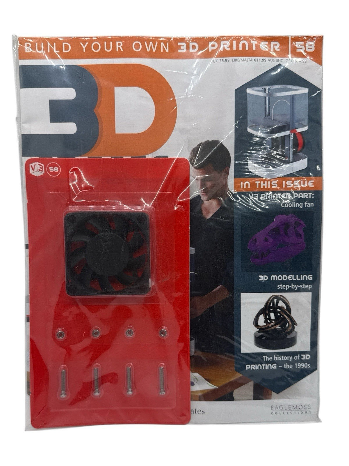 Eaglemoss Build a 3D Printer – Issue 58 with Parts & Magazine
