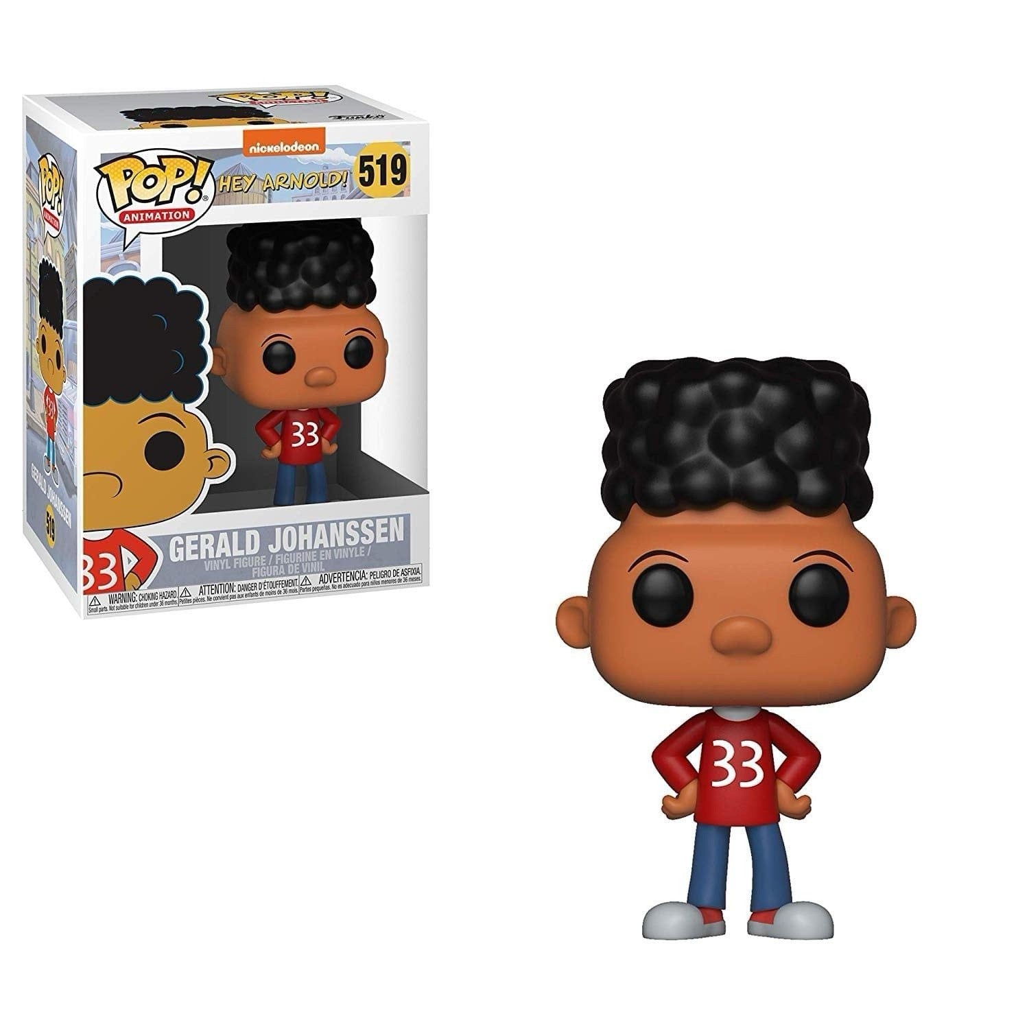Funko Pop! Animation Hey Arnold – Gerald Johanssen Vinyl Figure #519