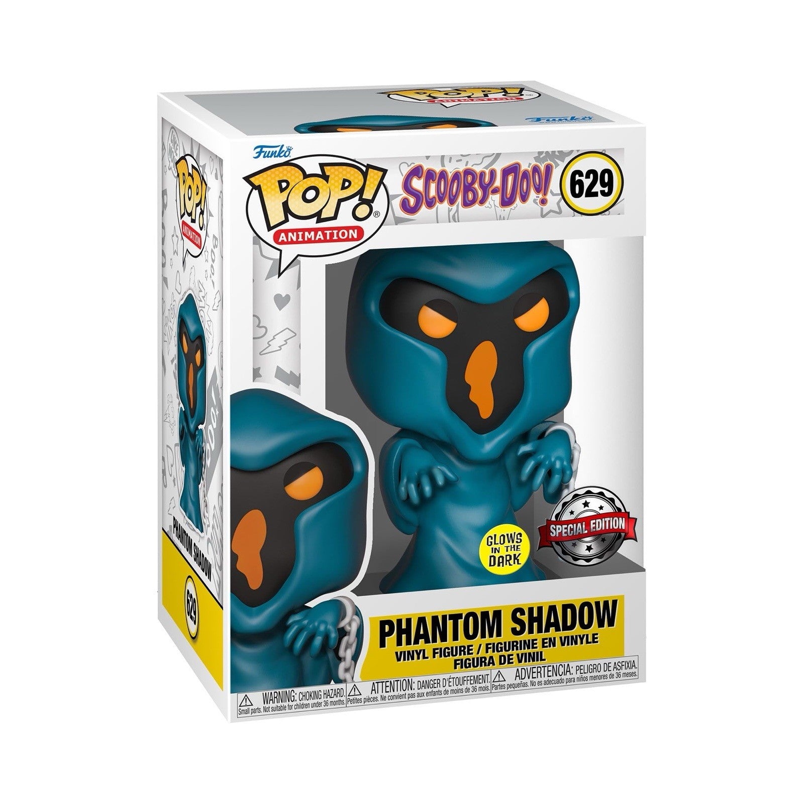 Funko Pop! Scooby Doo - Phantom Shadow #629 Special Edition Glow In The Dark