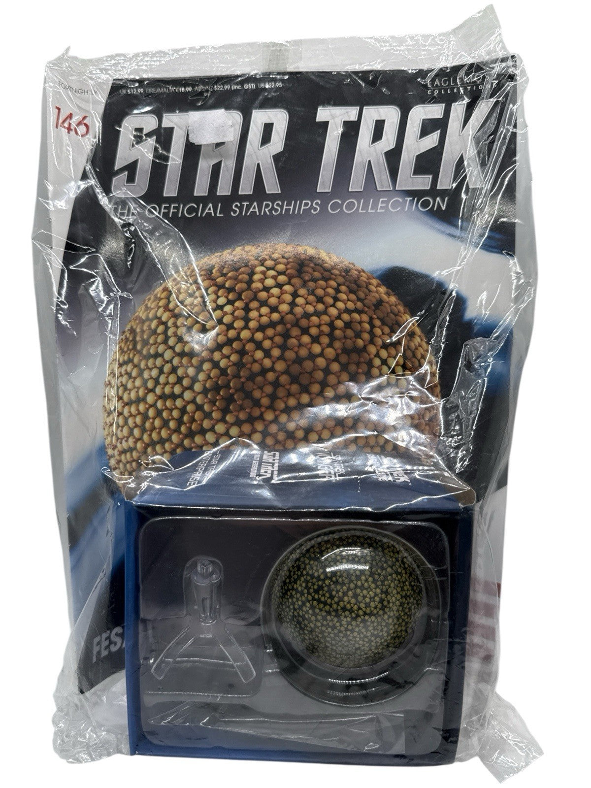 Eaglemoss Star Trek Starships Collection #146 Fesarius Model with Magazine