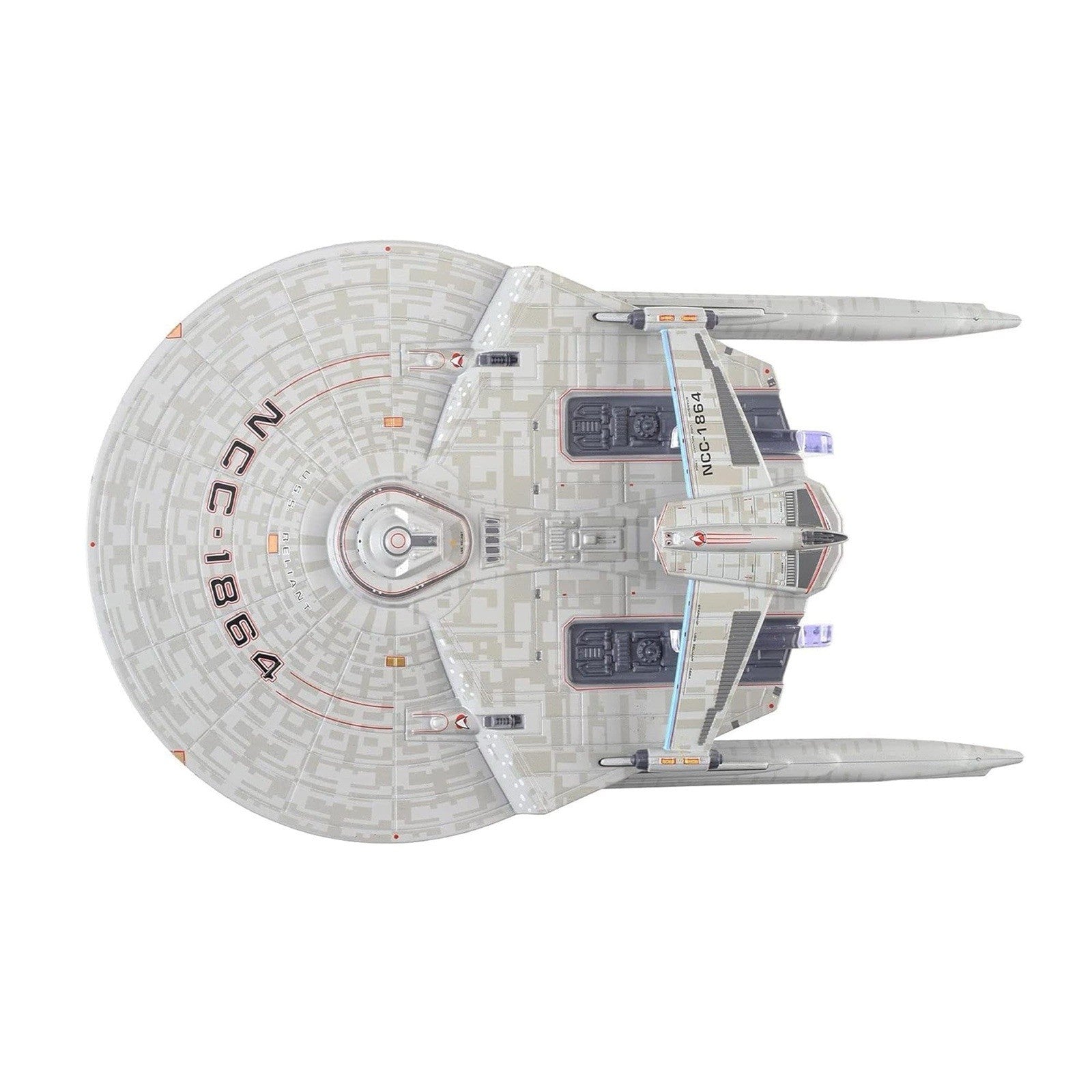 Eaglemoss Star Trek XL U.S.S. Reliant NCC-1864 Ship Hero Collector Boxed