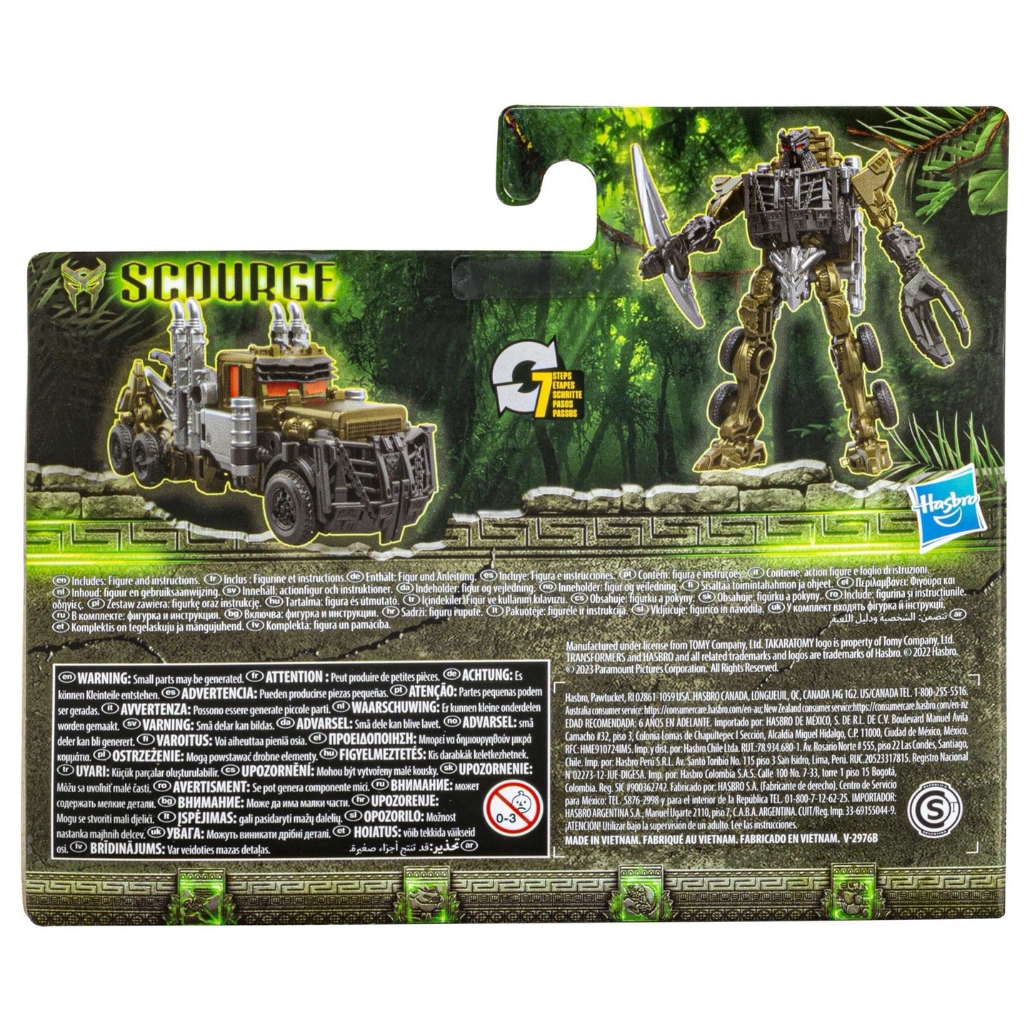 Hasbro Transformers Rise of the Beasts Beast Alliance Scourge Figure