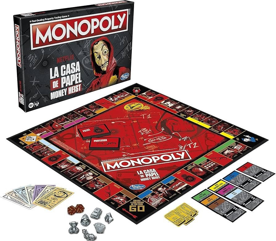 Monopoly Money Heist House of Money Netflix La Casa de Papel Edition Board Game