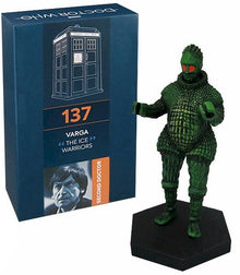 Eaglemoss Doctor Who Figurine Collection #137 Ice Warrior Varga w/ Magazine