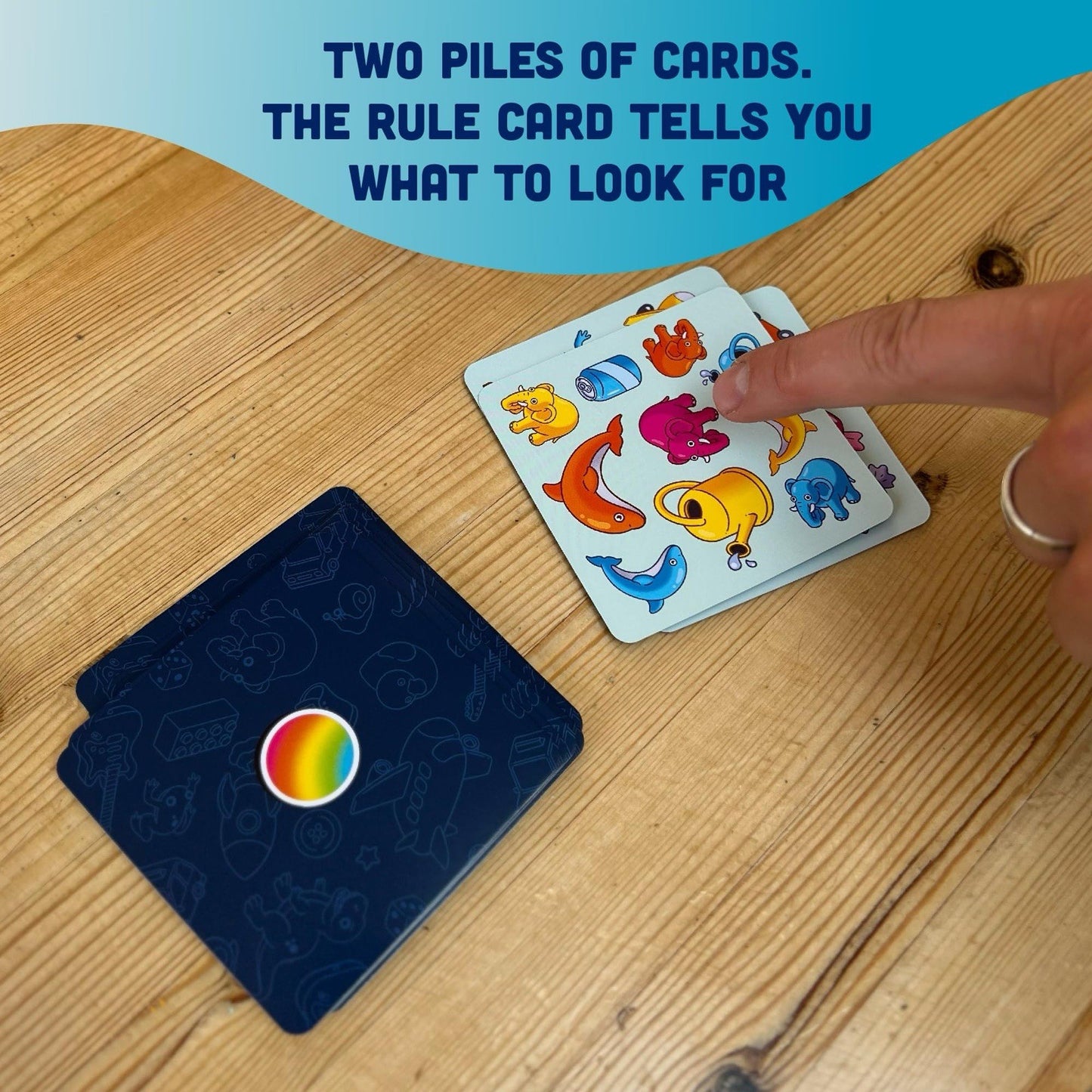 Big Fish Little Fish Family Card Game – Fast Spot & Shout Party Fun