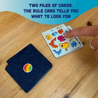 Big Fish Little Fish Family Card Game – Fast Spot & Shout Party Fun