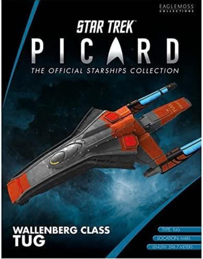 Eaglemoss Star Trek Picard Wallenberg Class Tug Starship with Magazine