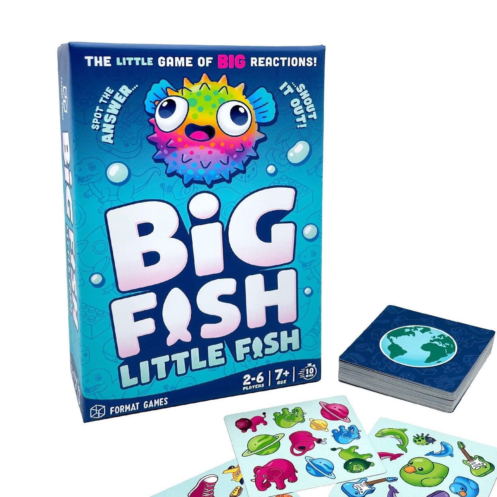 Big Fish Little Fish Family Card Game – Fast Spot & Shout Party Fun