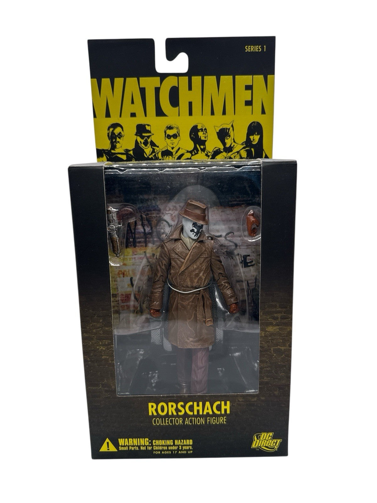 DC Direct Watchmen Rorschach Collector Action Figure Series 1