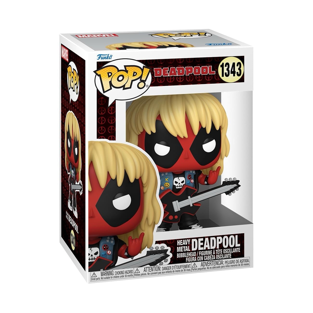 Funko Pop! Marvel Deadpool #1343 Heavy Metal Deadpool Vinyl Figure