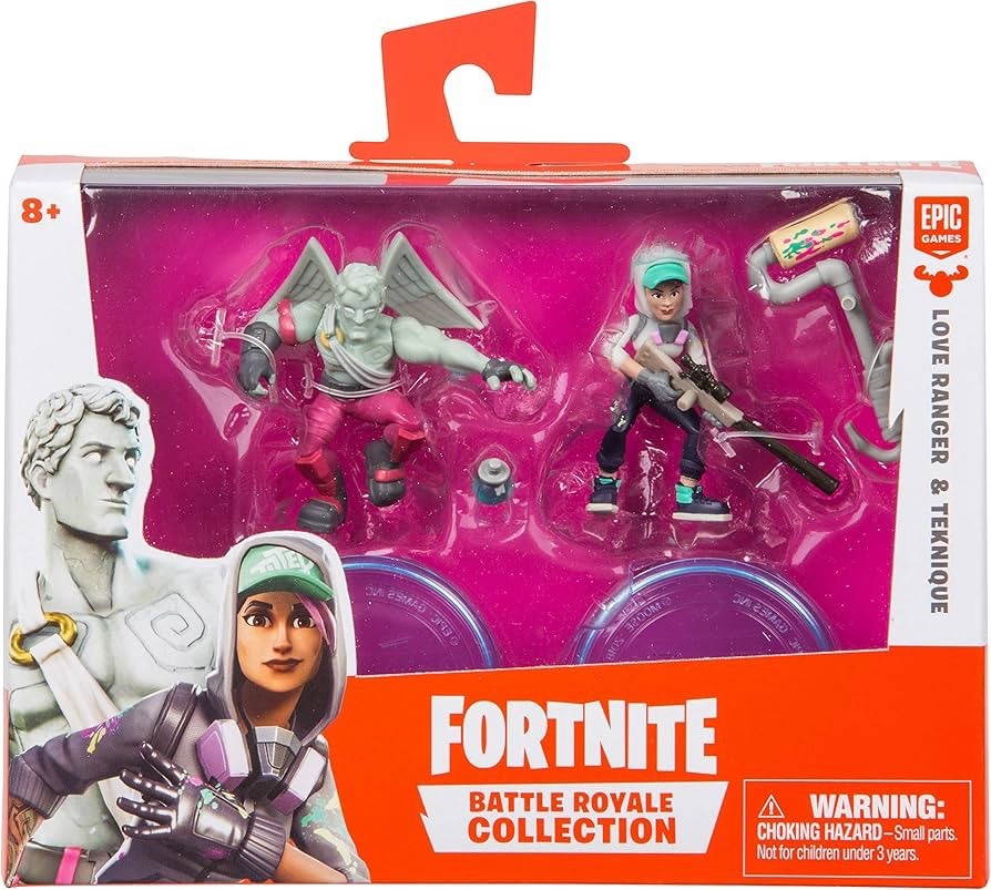 Fortnite Battle Royale Collection Duo Pack Teknique and Love Ranger