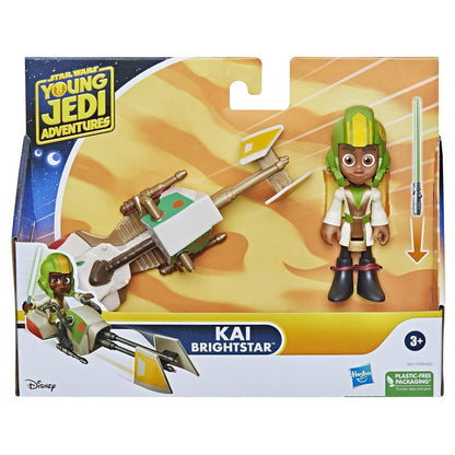 Hasbro Star Wars Young Jedi Adventures Kai Brightstar Figure & Speeder