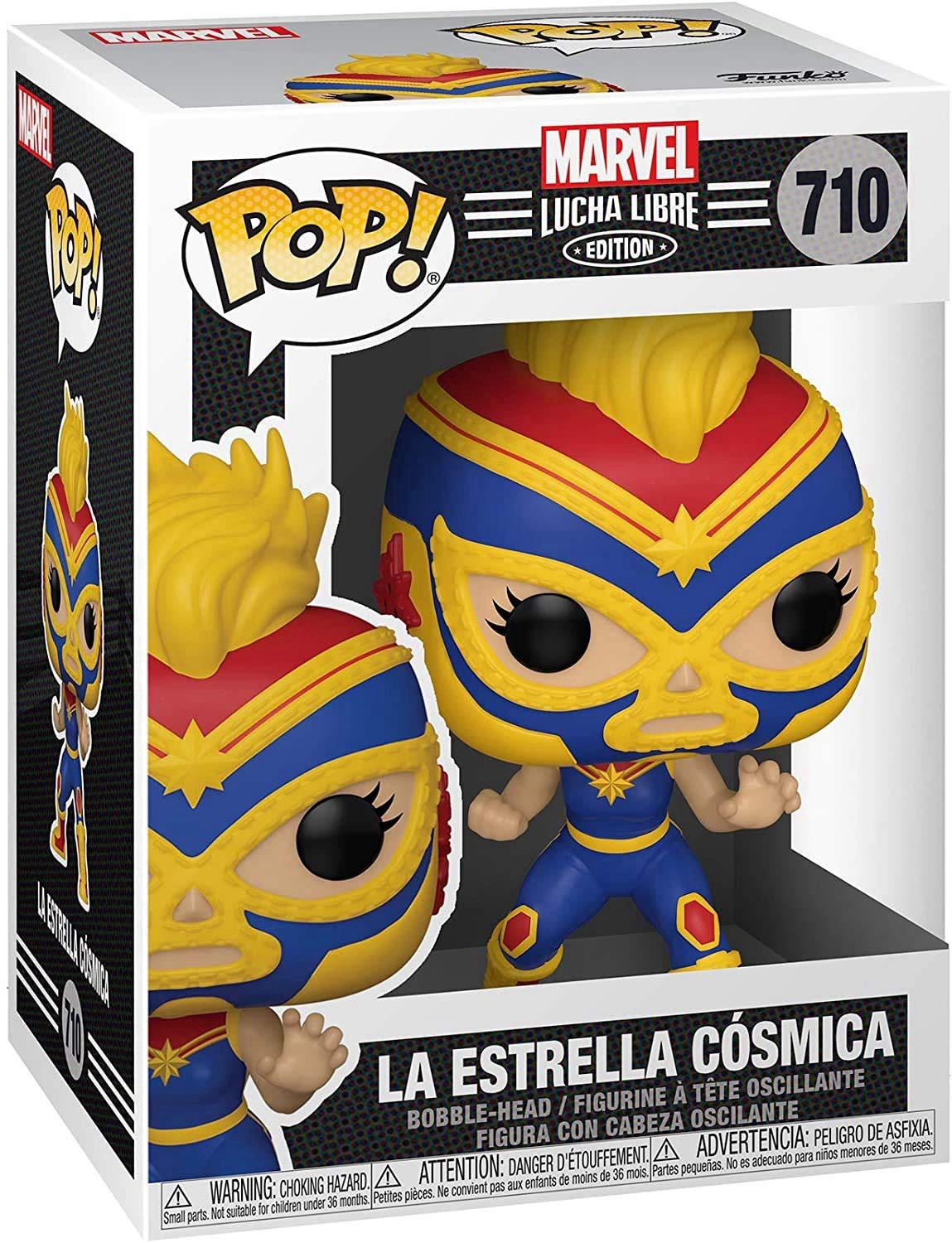 Funko Pop! Marvel Lucha Libre Edition – La Estrella Cósmica #710 Vinyl Figure