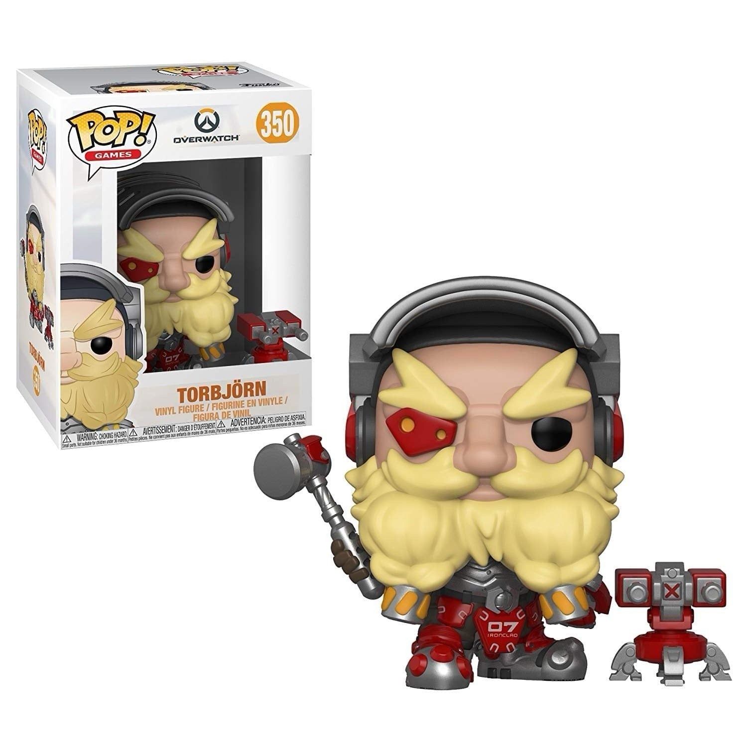 Funko Pop! Games Overwatch Torbjörn #350 Vinyl Figure Collectible