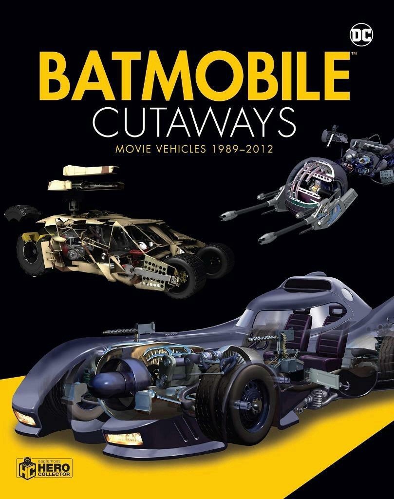 Eaglemoss Batmobile Cutaways: The Movie Vehicles 1989-2012 Plus Collectible