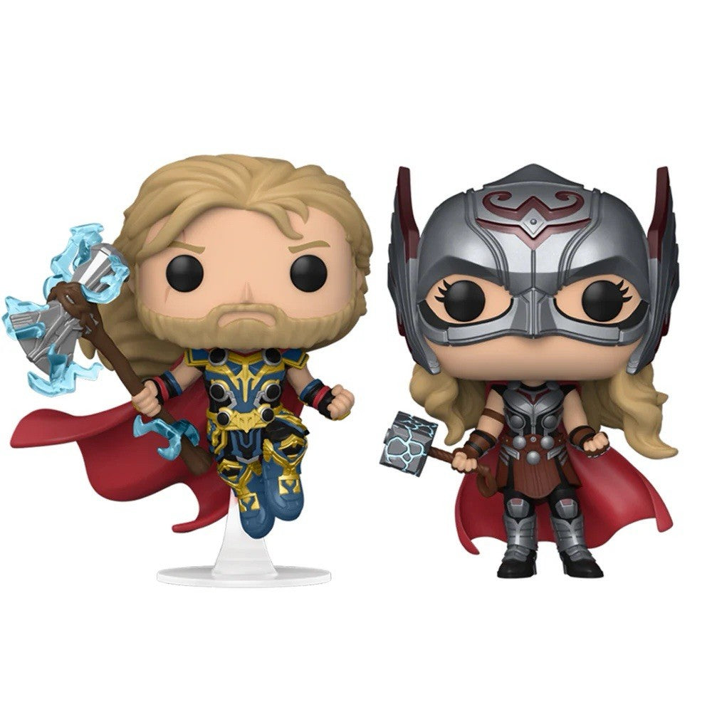 Funko Pop! Marvel Thor & Mighty Thor 2-Pack – Love and Thunder Special Edition