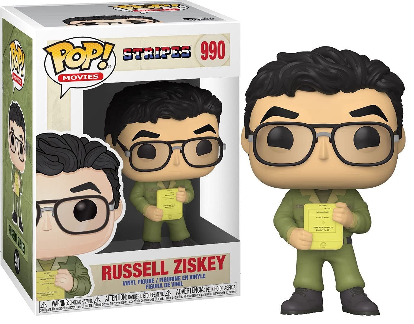 Funko Pop! Movies Stripes Russell Ziskey #990 Vinyl Figure