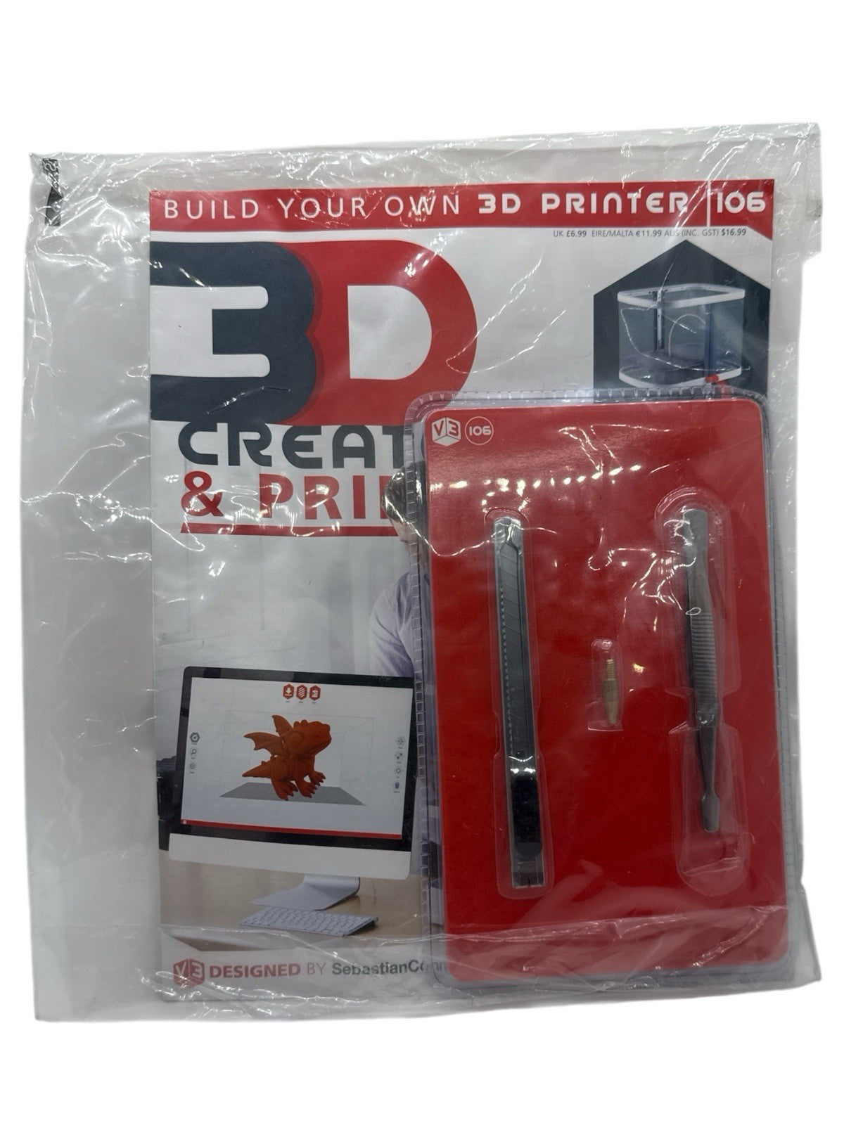 Eaglemoss Build a 3D Printer – Issue 106 with Parts & Magazine