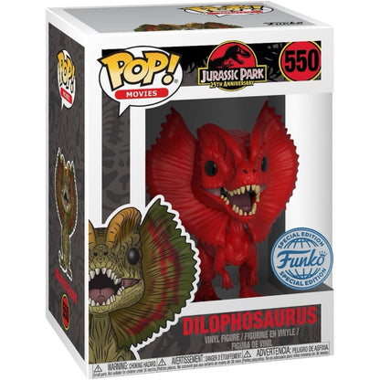 Funko Pop! Jurassic Park Dilophosaurus #550 Special Edition – 25th Anniversary