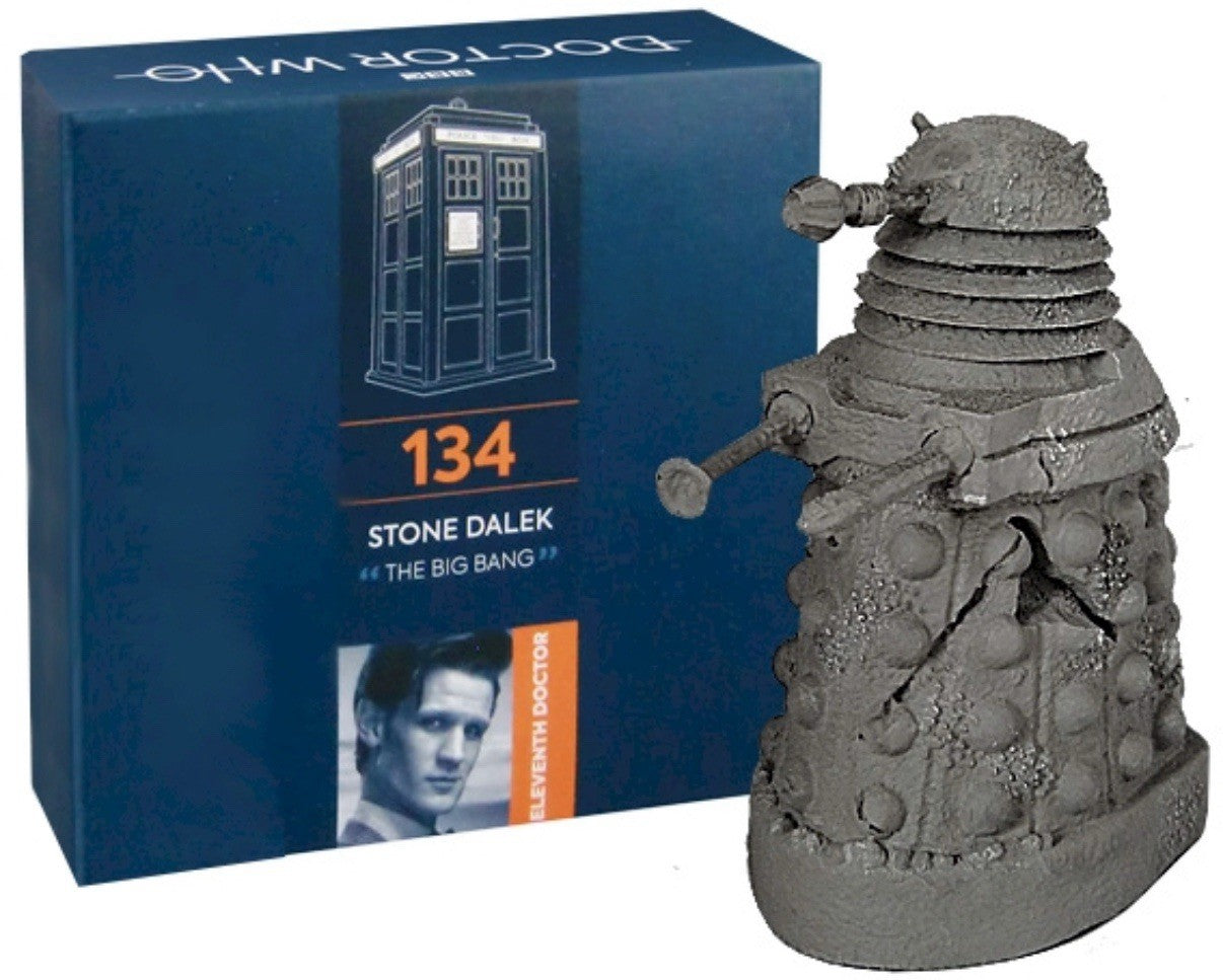 Eaglemoss Doctor Who Figurine Collection #134 Stone Dalek w/ Magazine