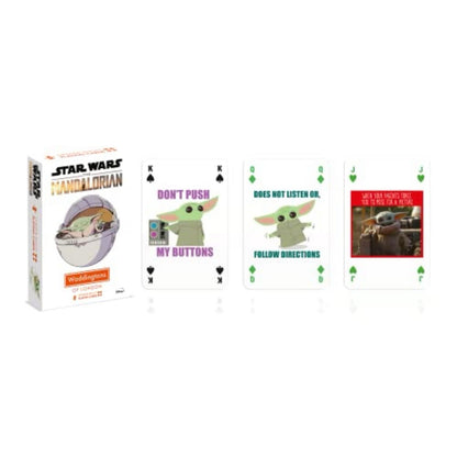 Star Wars The Mandalorian Playing Cards – Waddingtons of London – Grogu Deck