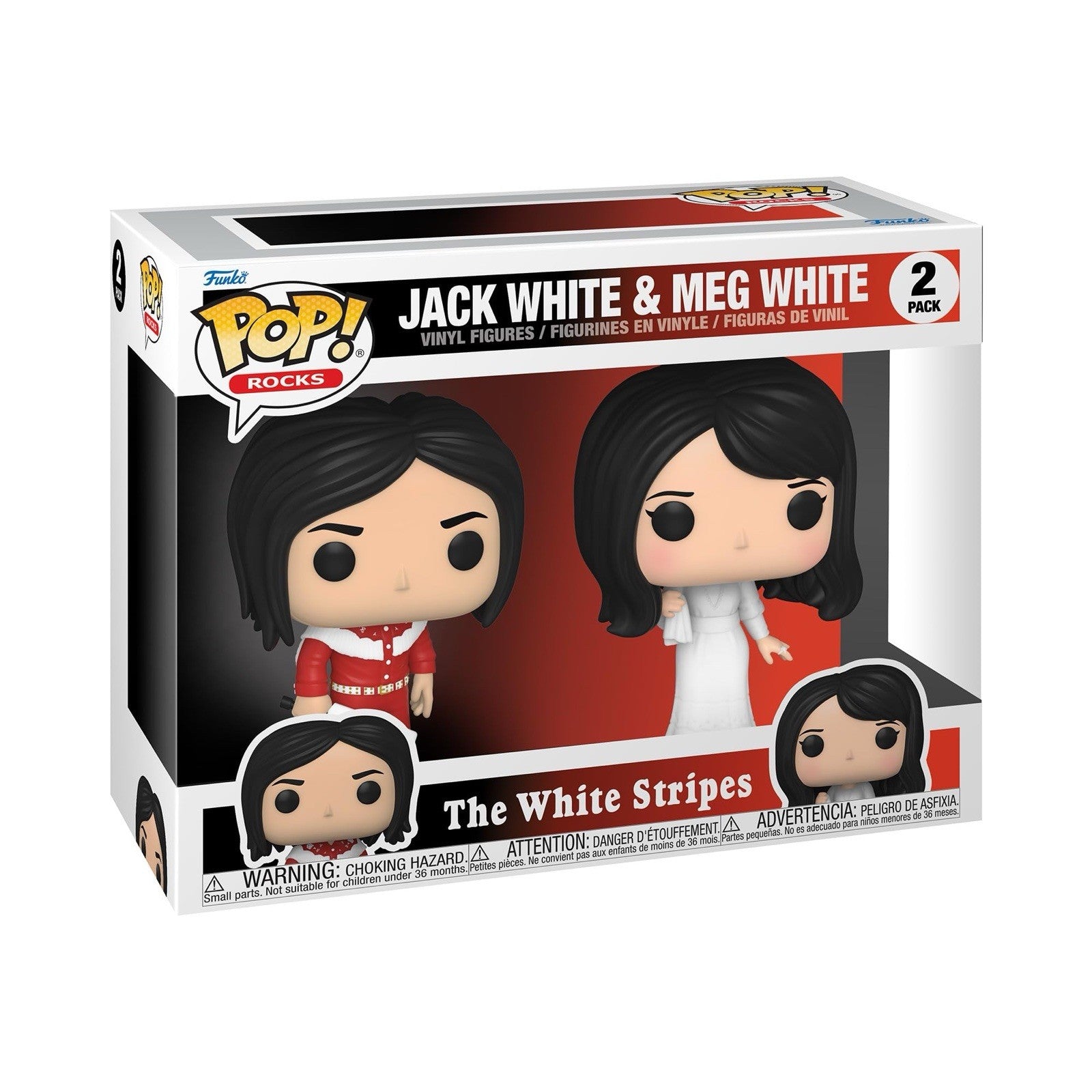 Funko Pop! Rocks The White Stripes Jack White & Meg White Vinyl Figure 2-Pack