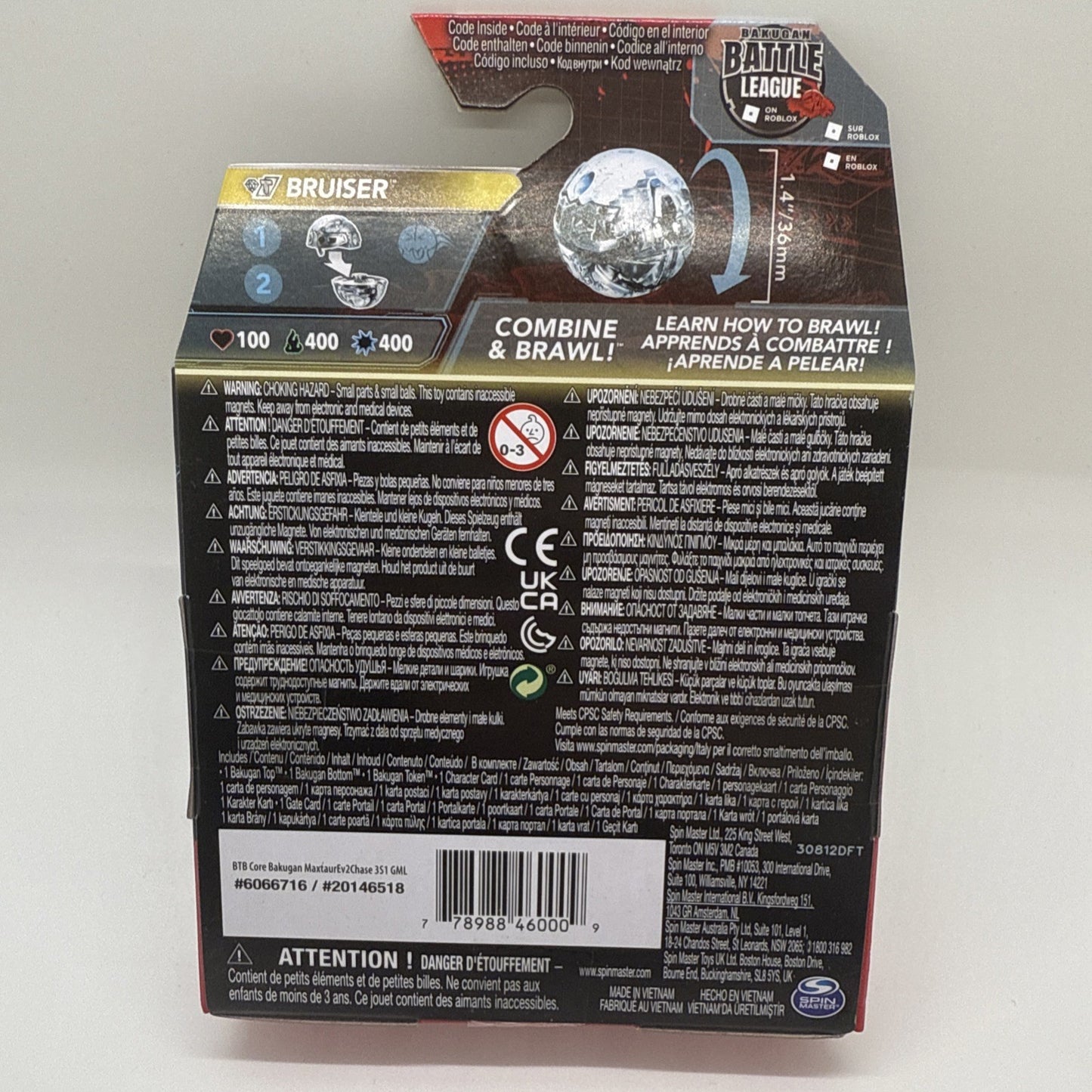 Bakugan 3.0 - Titanium Bruiser - Battle League on Roblox (Code Inside)