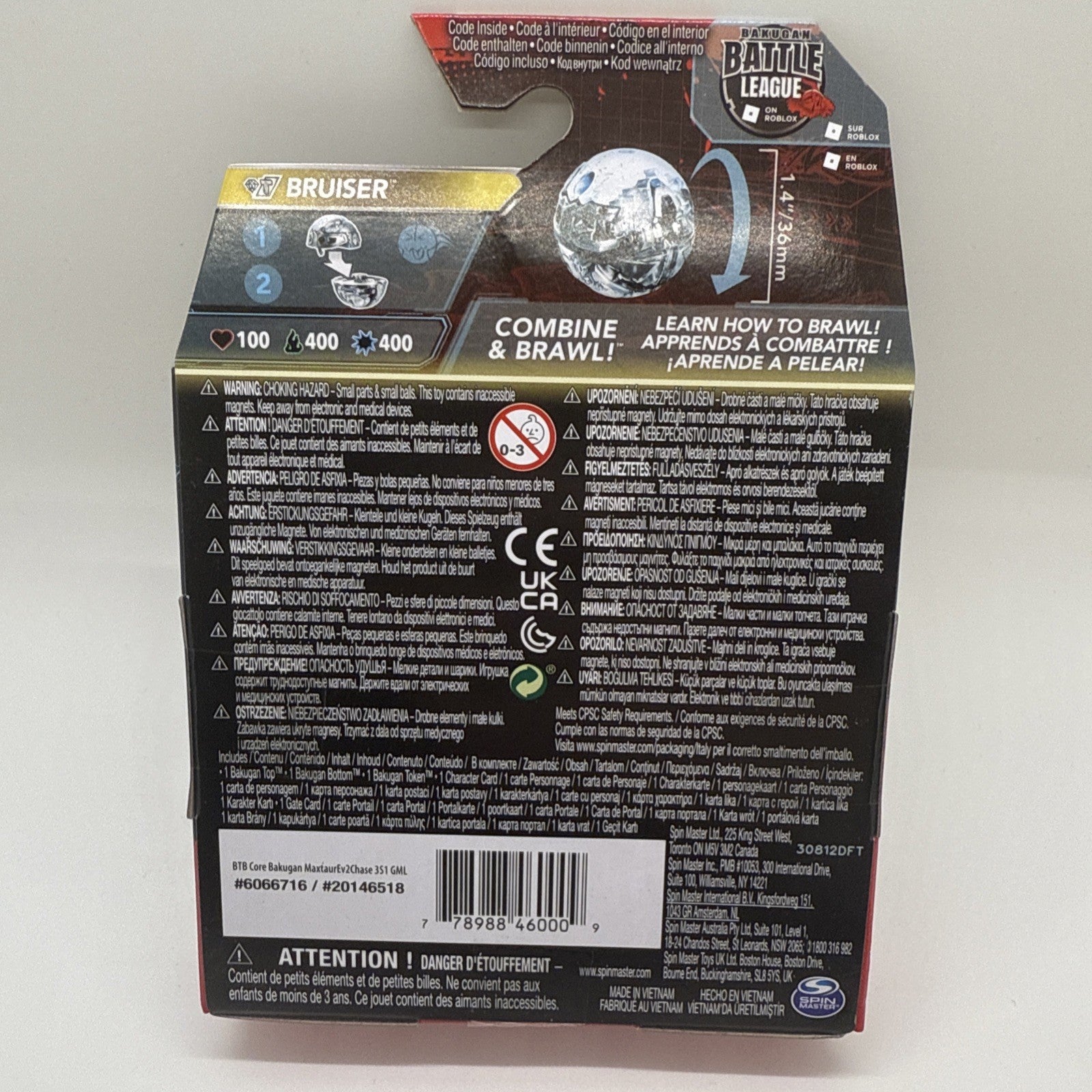 Bakugan 3.0 - Titanium Bruiser - Battle League on Roblox (Code Inside)