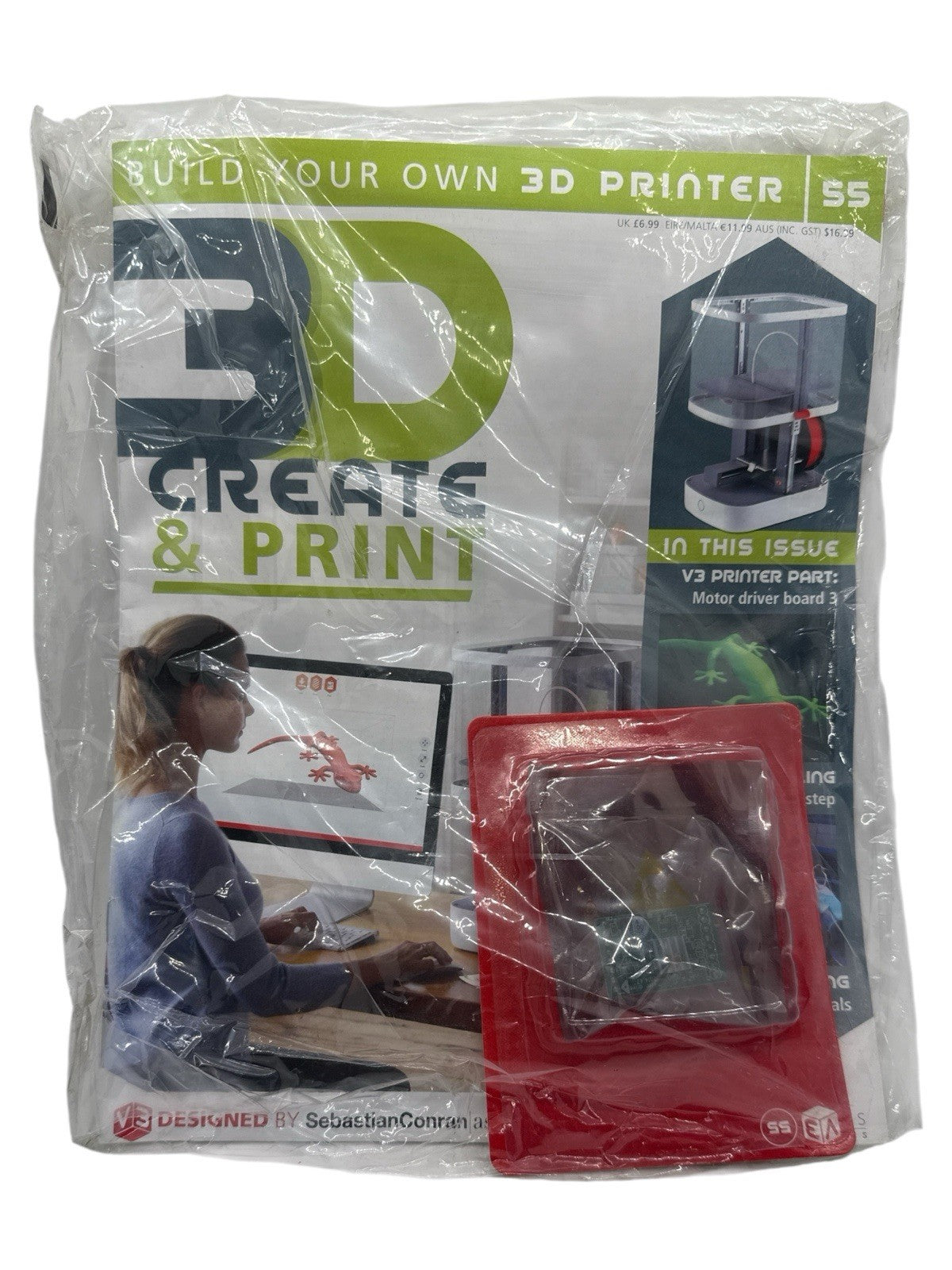 Eaglemoss Build a 3D Printer – Issue 55 with Parts & Magazine
