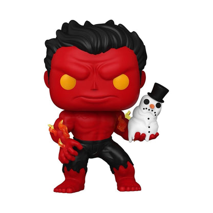 Funko Pop! Marvel: Holiday – Red Hulk #1439 (Box Creased) 