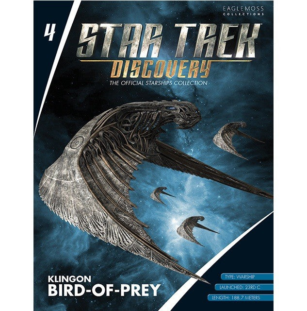 Eaglemoss Star Trek Discovery Klingon Bird-of-Prey Starship with Magazine