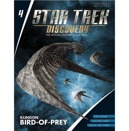 Eaglemoss Star Trek Discovery Klingon Bird-of-Prey Starship with Magazine