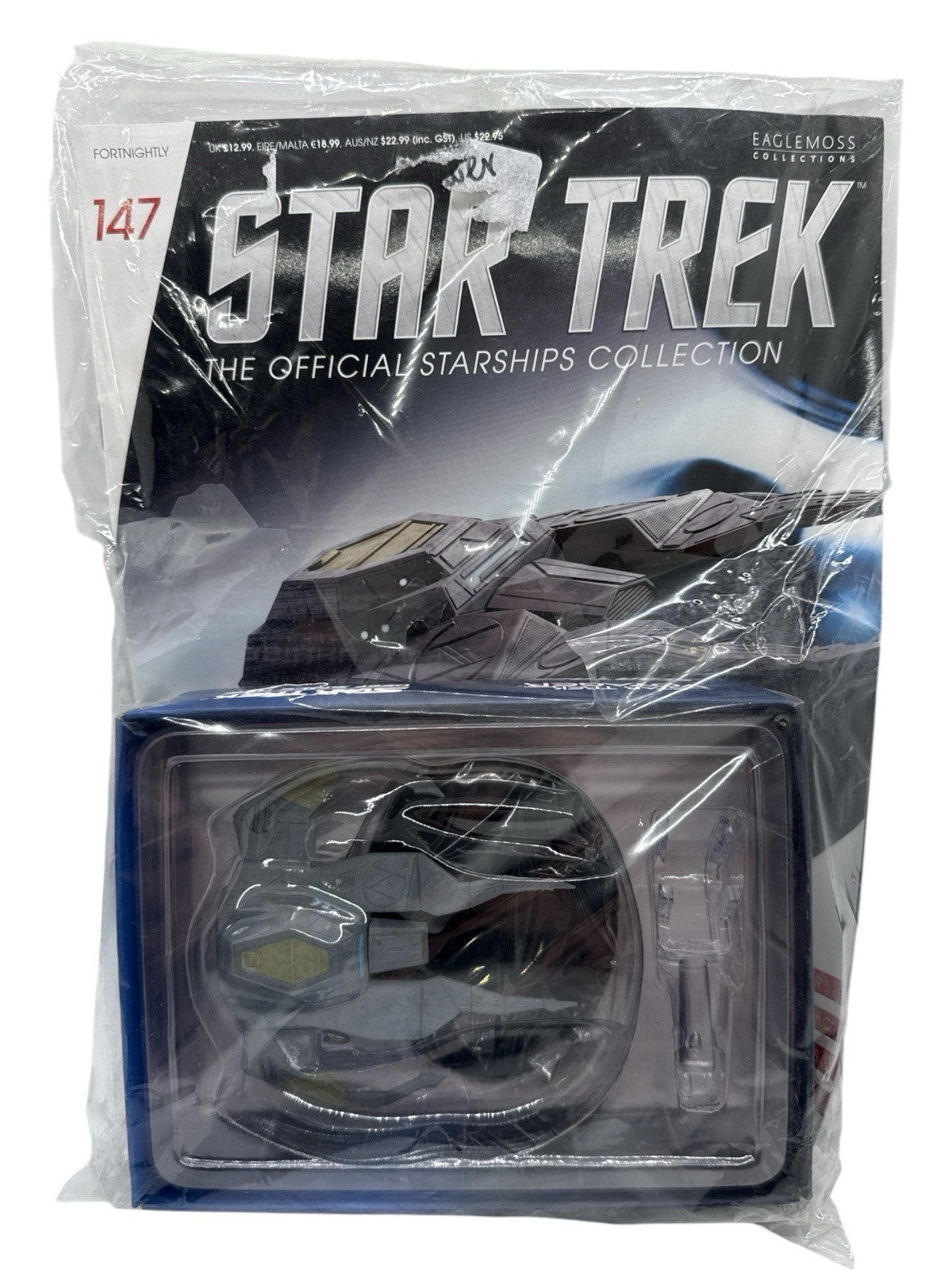 Eaglemoss Star Trek Official Starships Collection #147 Baran’s Raider & Magazine
