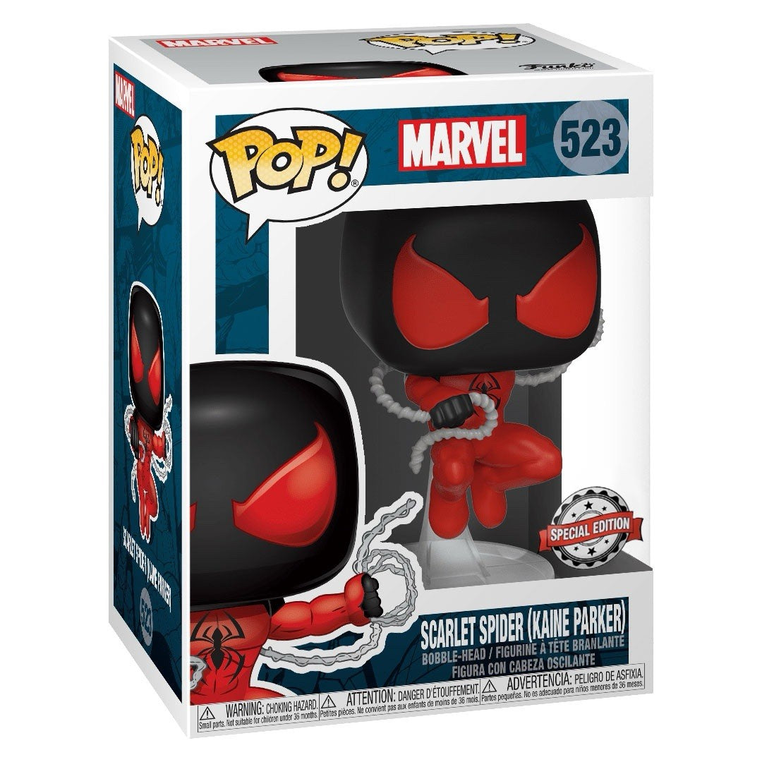 Funko Pop! Marvel Scarlet Spider (Kaine Parker) #523 Special Edition Vinyl Figur