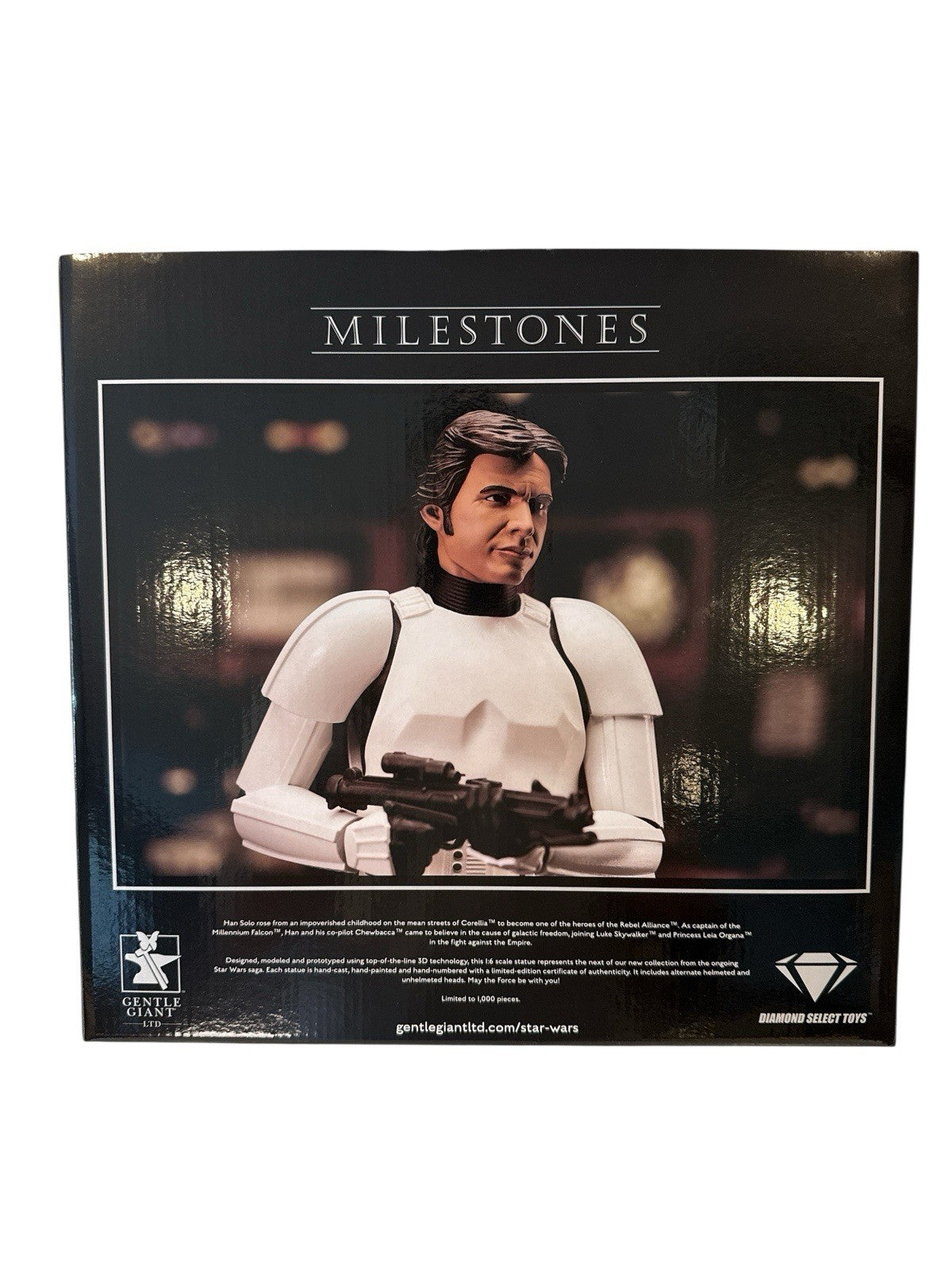 Diamond Select Star Wars Milestones Han Solo as Stormtrooper 1:6 Statue LE