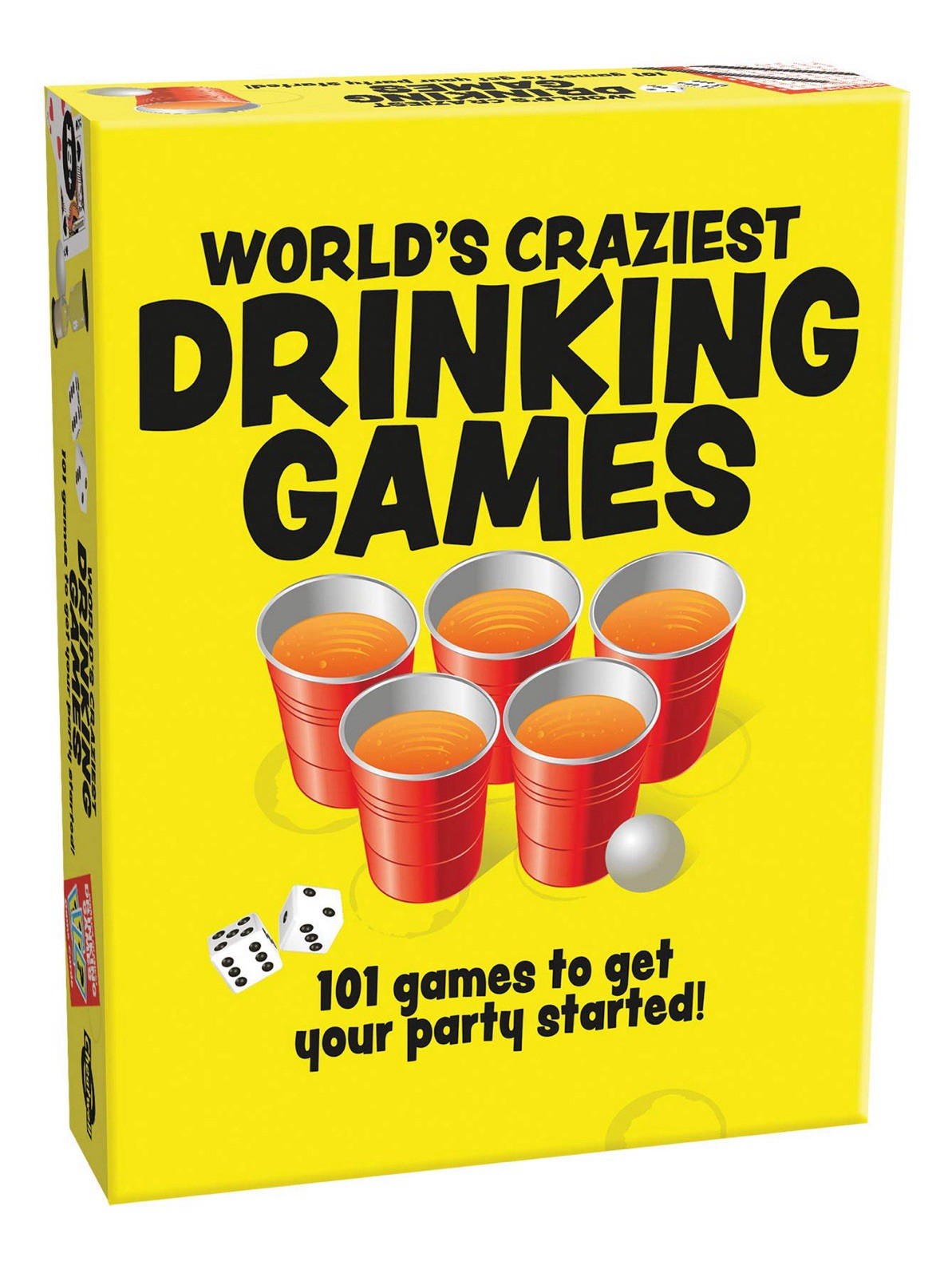 World's Craziest Drinking Games – 101 Wild Party Games – Adult Party Game Set