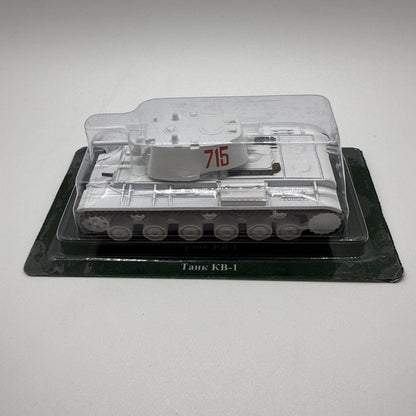 Eaglemoss Diecast KV-1 Heavy Tank – Russian Tanks Collection – White Winter Camo