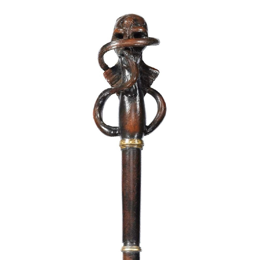 Harry Potter Death Eater Swirl Character Wand by Noble Collection NN8574