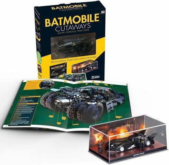 Eaglemoss Batmobile Cutaways: The Movie Vehicles 1989-2012 Plus Collectible