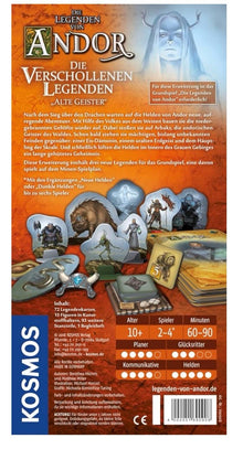 Kosmos Games Legend Of Andor Board Game - Die Verschollenen Legenden - German