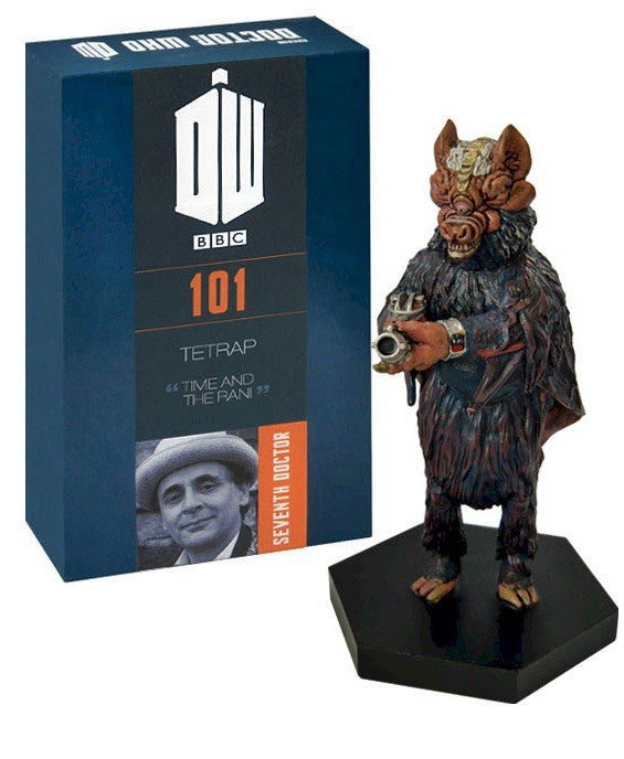 Eaglemoss Doctor Who Figurine Collection #101 Tetrap w/ Magazine