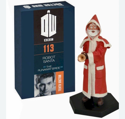 Eaglemoss Doctor Who Figurine Collection #113 Robot Santa w/ Magazine