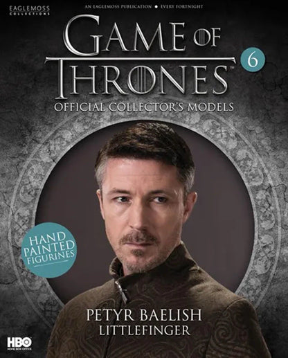 Eaglemoss Game of Thrones Figurine Issue 6 Petyr Baelish Littlefinger & Magazine