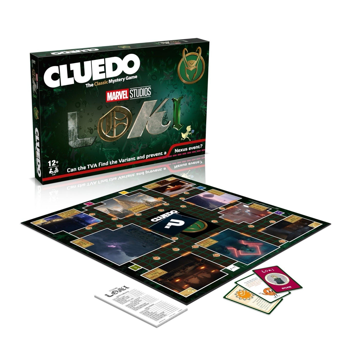 Cluedo Marvel Loki Board Game Classic Mystery Game 2–6 Players Ages 12+