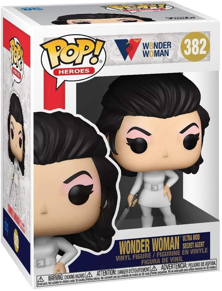 Funko Pop! Heroes Wonder Woman Ultra Mod Secret Agent Vinyl Figure #382