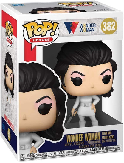 Funko Pop! Heroes Wonder Woman Ultra Mod Secret Agent Vinyl Figure #382